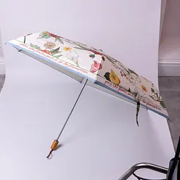 Парасоля механічна складна 99 см, синій Yiwu HP-23-15BL - мініатюра 6