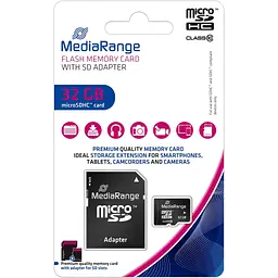 Карта пам'яті Mediarange 32GB microSD class 10 (MR959) - мініатюра 4