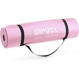 Килимок (мат) для йоги та фітнесу Gymtek NBR 1,5см рожевий