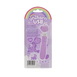 Вібратор-єдиноріжка Unihorn USB Bullet - Karma Lilac, віброкуля, USB-зарядка, 10 режимів - мініатюра 5