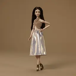 Лялька Barbie Mattel Basics №6 брюнетка (JJX25) - мініатюра 3