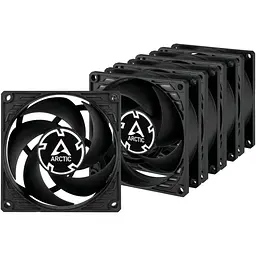 Комплект корпусних вентиляторів Arctic P8 Silent 5-Pack Black (ACFAN00301A) [175998]