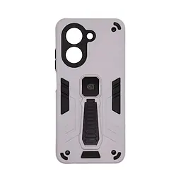 Чехол для Xiaomi Redmi A5 4G (UA), Proover, серый, с подставкой и магнитом, противоударный, ударопрочный, бронированный, панель-накладка, защита всего корпуса, термополиуретан (TPU) + поликарбонат (PC), ArmorStandart (ARM85966)