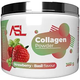 Препарат для суглобів і зв'язок AllSports Labs Collagen Powder, 360 грам - Полуниця-базилік - мініатюра 1