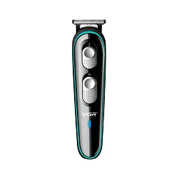 Тример акумуляторний, машинка для стрижки Hurry Bolt VGR V-055 з регулятором висоти, 4 насадки