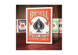 Карти гральні United States Playing Card Company Bicycle Rider Back Orange deck (ВР_КИБРБОД) - мініатюра 3