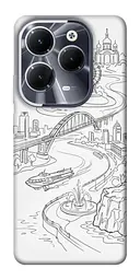 TPU чохол Demsky Dnipro spirit для Infinix Hot 40