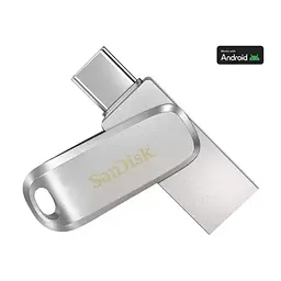 SanDisk Накопичувач 512GB USB 3.1 Type-A + Type-C Dual Drive Luxe Срібний - мініатюра 10