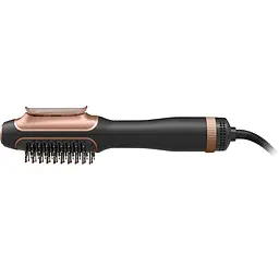 Фен-щітка Rowenta Reverso Dry & Brush 2в1 1200 Вт чорний-золотистий (CF9840F0) - мініатюра 2