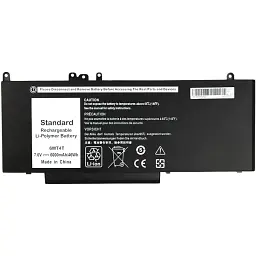 Акумулятор PowerPlant для ноутбуків DELL Inspiron 14 5000 Series (6MT4T) 7.6V 6000mAh (NB441242) - мініатюра 2