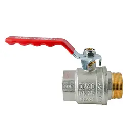 Кран кульовий ГШВ Koer Extreme KE.215-40 - 1 1/2" FM ручка "важіль" червона KR5754 - мініатюра 4