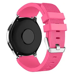 Силіконовий ремінець Watchbands Galaxy для Samsung Gear S3 Samsung Galaxy Watch 46mm - рожевий (WB001GALAXYPINK) - мініатюра 3