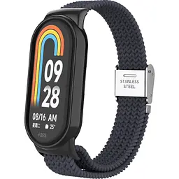 Ремінець ArmorStandart Braided Solo Loop для Xiaomi Smart Band 8 / 9 / 10 Charcoal (ARM86881) [94767]