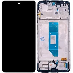 Дисплей Xiaomi Redmi Note 14 4G Global 159,6 mm, чорний, Amoled, оригінал PRC з рамкою