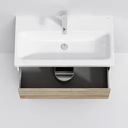 Тумба підлогова AM.PM GEM S 75 см з умивальником M91-FSX0752-WC0752WF38 - мініатюра 5