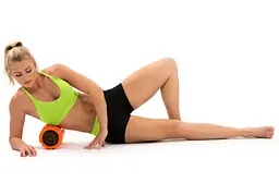 Масажний ролик EasyFit Solid Roller v.1.1s 33 см помаранчевий - мініатюра 5