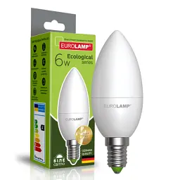 Лампочка Eurolamp LED CL 6W E14 4000K 220V (LED-CL-06144(P)) - мініатюра 2