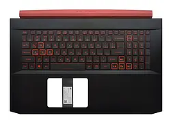 Топкейс ноутбука / верхня панель і клавіатура для ноутбука Acer Nitro 5 AN517-51 з GPU GTX 1050/1650 (6B.Q5EN2.009) Оригінал від Acer, Верхня панель клавіатури