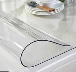 М'яке скло Прозора силіконова скатертина на стіл Soft Glass Захист для меблів 1.4х1.0 м (товщина 2мм) - мініатюра 7