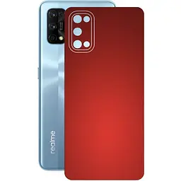 Захисна плівка StatusSKIN для Realme 7 Pro Корпус Вініл червона, матова