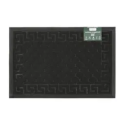 Килимок придверний Eco Fabric Луска з кромкою чорний 40 х 60 см (4060-101)