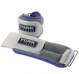 Обважнювачі York Fitness Soft для рук і ніг 2х0,5кг сірий - мініатюра 3