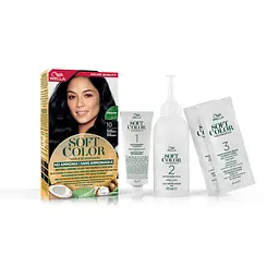 Фарба для волосся Wella Soft Color відтінок 10 Чорний еспресо (3616302076796) - мініатюра 5