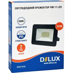 Прожектор Delux FMI 11 LED 30 Вт 6500K IP65 (90021206) - мініатюра 3