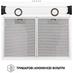 Витяжка пласка Perfelli PL 6042 W LED - мініатюра 4