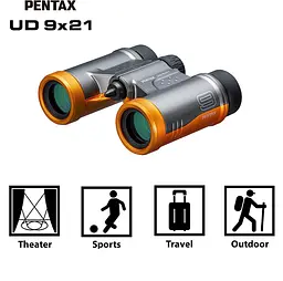 Бінокль Pentax UD 9x21 Grey Orange (61814) - мініатюра 3