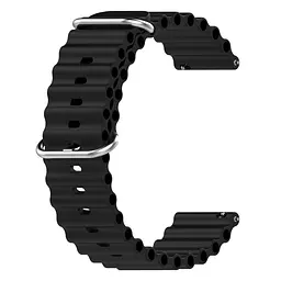 Ремінець для Samsung Galaxy Watch 5 Pro 45mm - чорний ширина кріплення 20мм силікон Watchbands Hump (W22-2WB69551119) - мініатюра 4