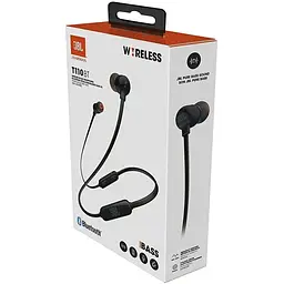 Навушники бездротові JBL T110BT чорні - мініатюра 4