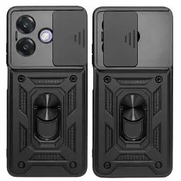 Панель BeCover Military для Oppo A3 4G / А3х 4G / A40m Black (713077) - мініатюра 2