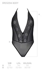 Боди Passion DROSERA BODY black, S/M - миниатюра 5