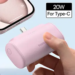 Зовнішній акумулятор Baseus Compact Fast Charging Type-C Edition 5000mAh 20W P10068306413-00 - мініатюра 4