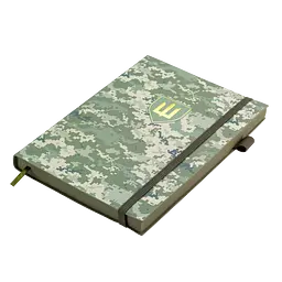 Щоденник недатований Buromax Military A5 штучна шкіра 336 сторінок світло-зелений (BM.20700-15) - мініатюра 5