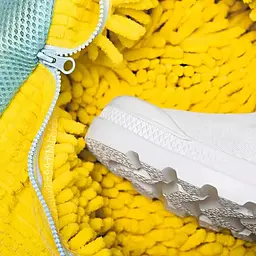 Мішок для прання взуття Shoes Bag Жовтий — чохол/сумка для прання кросівок у пральній машині - мініатюра 5