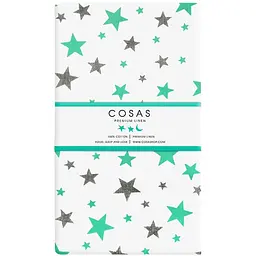 Набір простирадл на резинці Cosas Stars CS1 60х120х12 см (SetSheet_StarMintGrey_StarGrey_120x60) - мініатюра 2