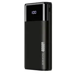 Універсальна мобільна батарея Power Bank Borofone DBT01 PD 40000mAh PD18W+QC3.0 (Чорний)