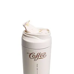 Термочашка Coffee 480 мл з керамічною колбою, бежевий Yiwu HP-14-14BE - мініатюра 5