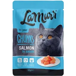 Вологий корм La Murr Chunks для котів усіх порід з лососем 100 г