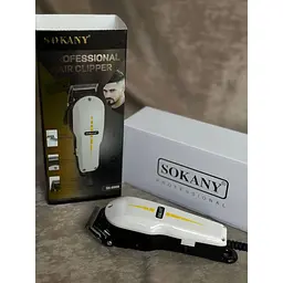 Машинка для стрижки волосся Sokany SK-9906 чоловіча машинка для стрижки біла 15 Вт - мініатюра 2