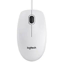 Миша Logitech B100 USB White (910-003360)
