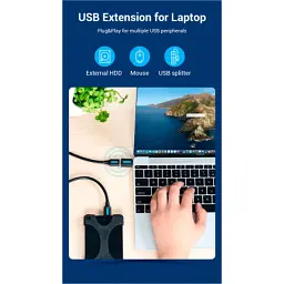 Перехідник OTG USB 2.0 AF to USB-C Vention (CDTB0) - мініатюра 7