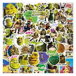 Стікерпак Шрек набір наклейок GeekLand Shrek 100 штук - мініатюра 3