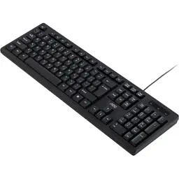 Клавіатура AOC KB100B USB UA Black (KB100B/97) - мініатюра 2