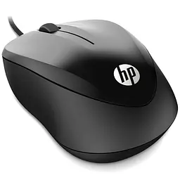 Мишка HP 1000 Wired Mouse, 3 кн., 1200 dpi, чорна - мініатюра 2