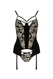 Еротичний комплект Casmir Victoria S/M чорний - мініатюра 3