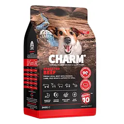Сухий беззерновий корм для собак Charm Grass-Fed Beef Чарм холістик, Бички вигодувані на траві 340 г (1001270)