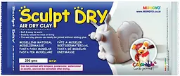 Маса для моделювання біла самозастигаюча 250г Sculpt Dry Mungyo